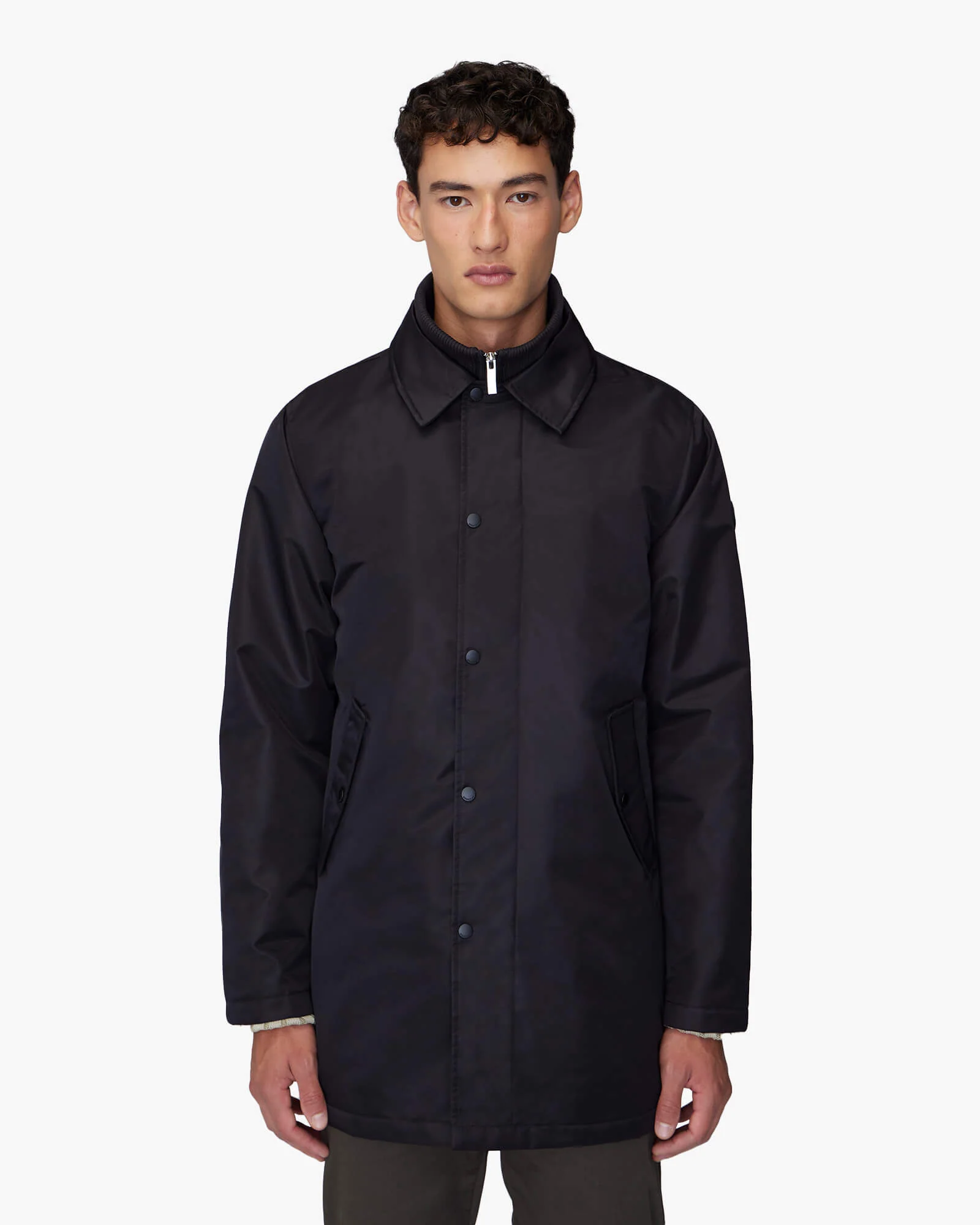 CHRISTOPHER 2.0 | Insulated Car Coat with Removable Bib - Image 8
