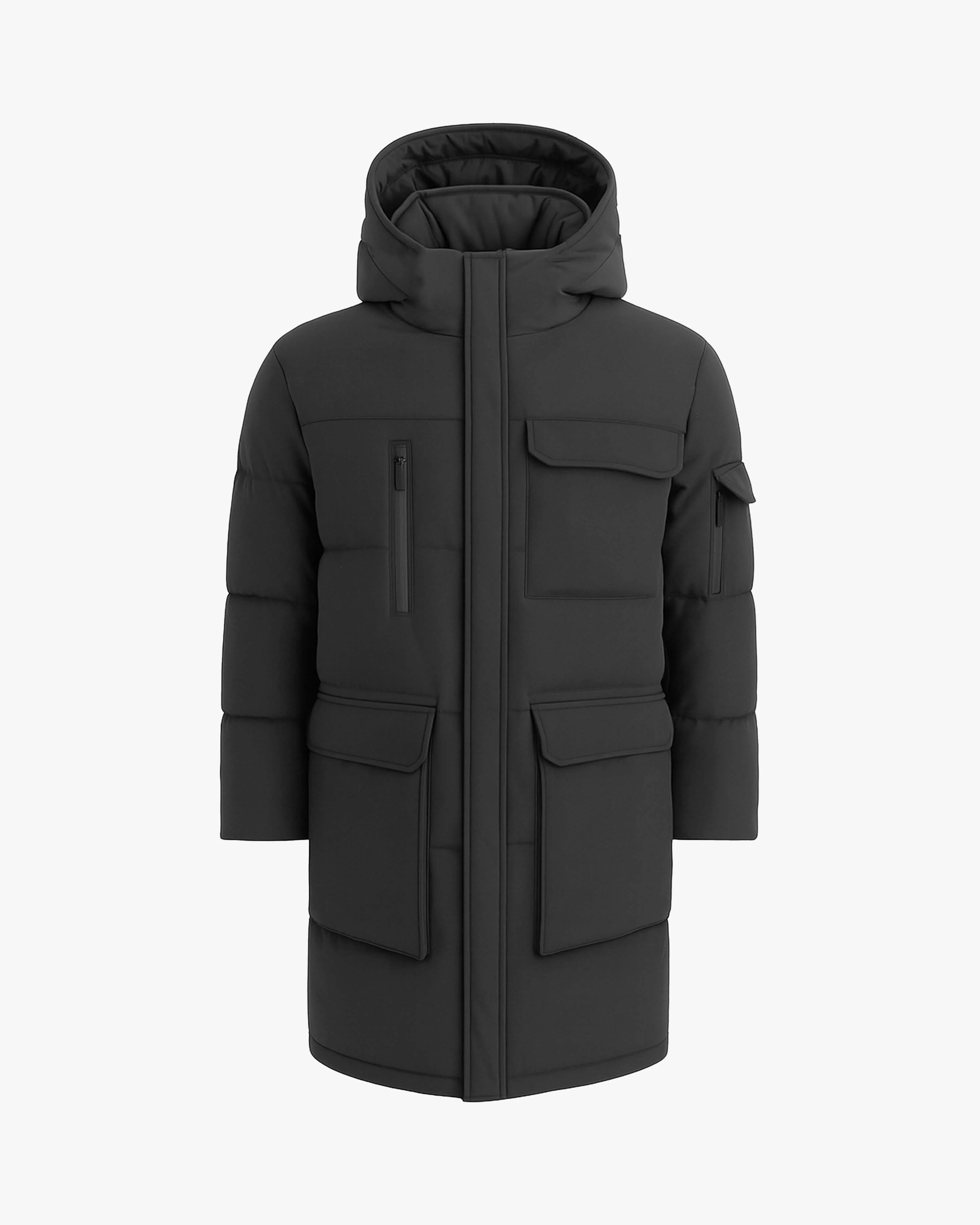 COMPASS | Hooded Recycled Down Winter Jacket - Image 20