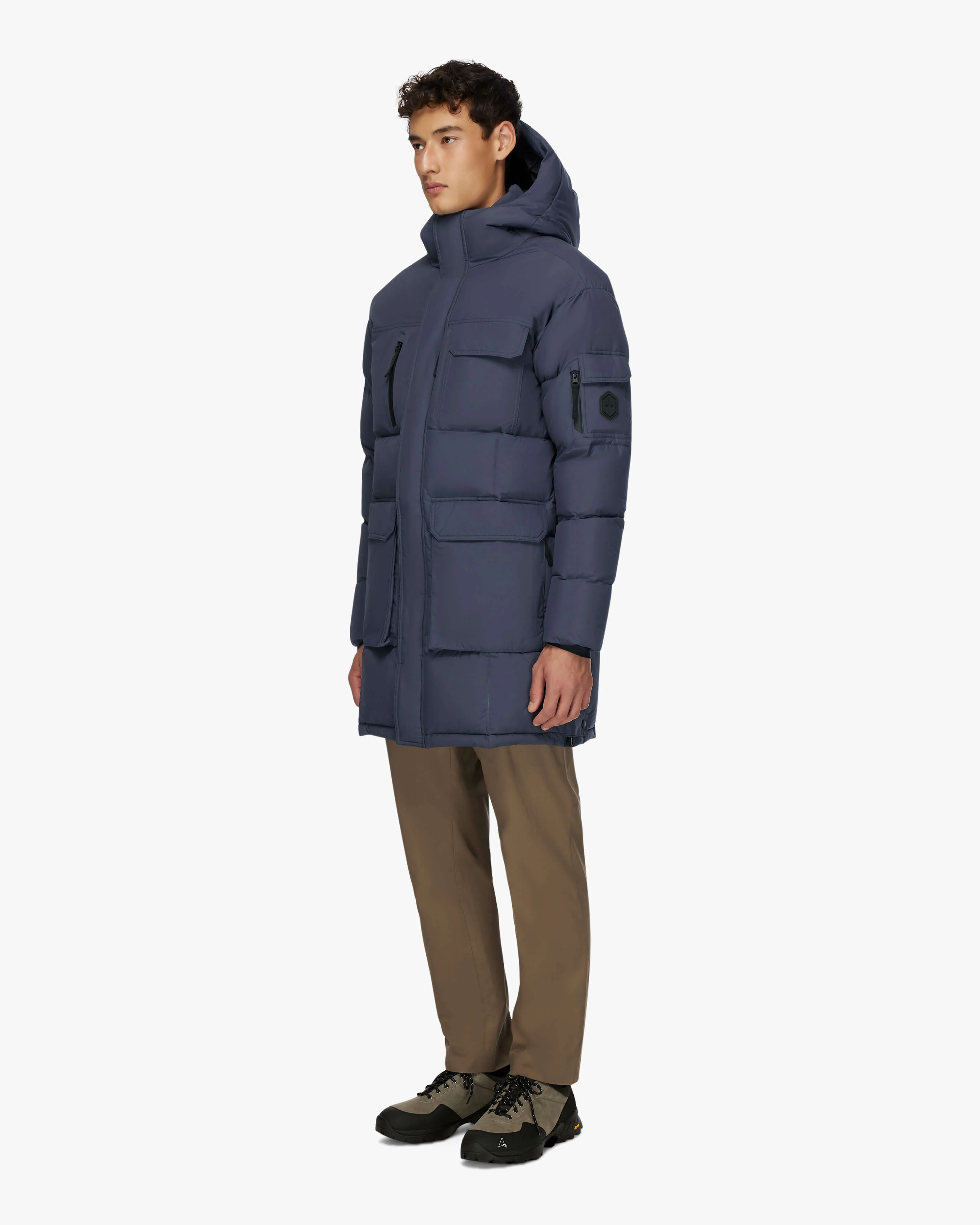 COMPASS | Hooded Recycled Down Winter Jacket - Image 30
