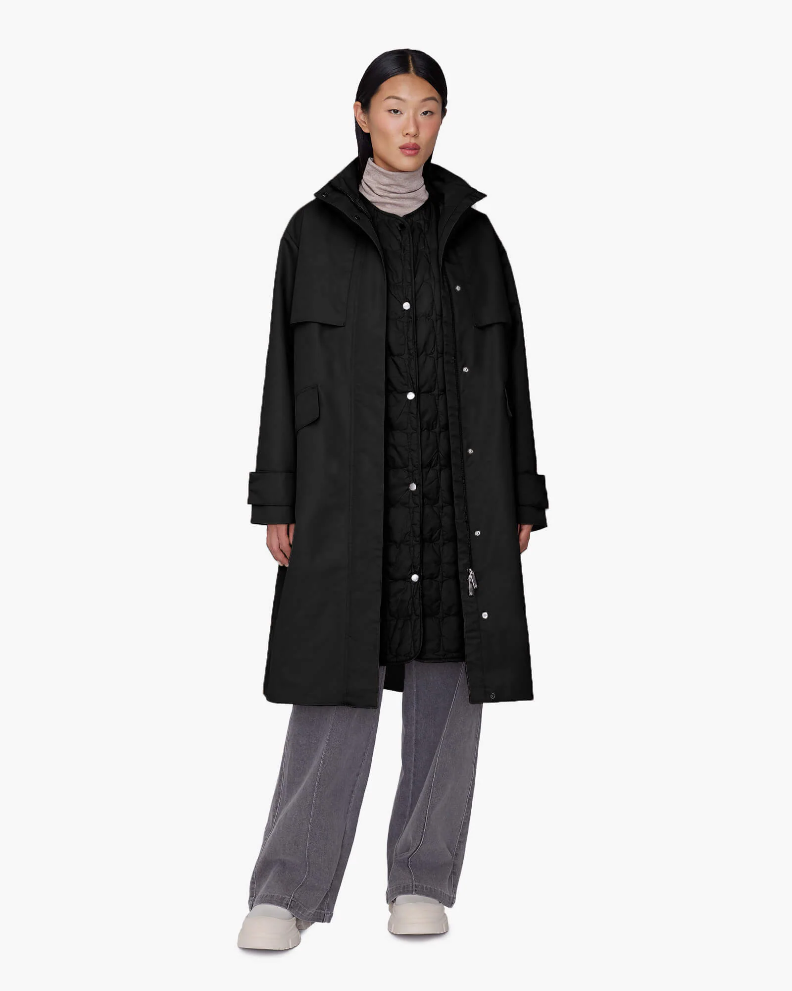 MARINA | Hooded 3-in-1 Trench Coat - Image 5
